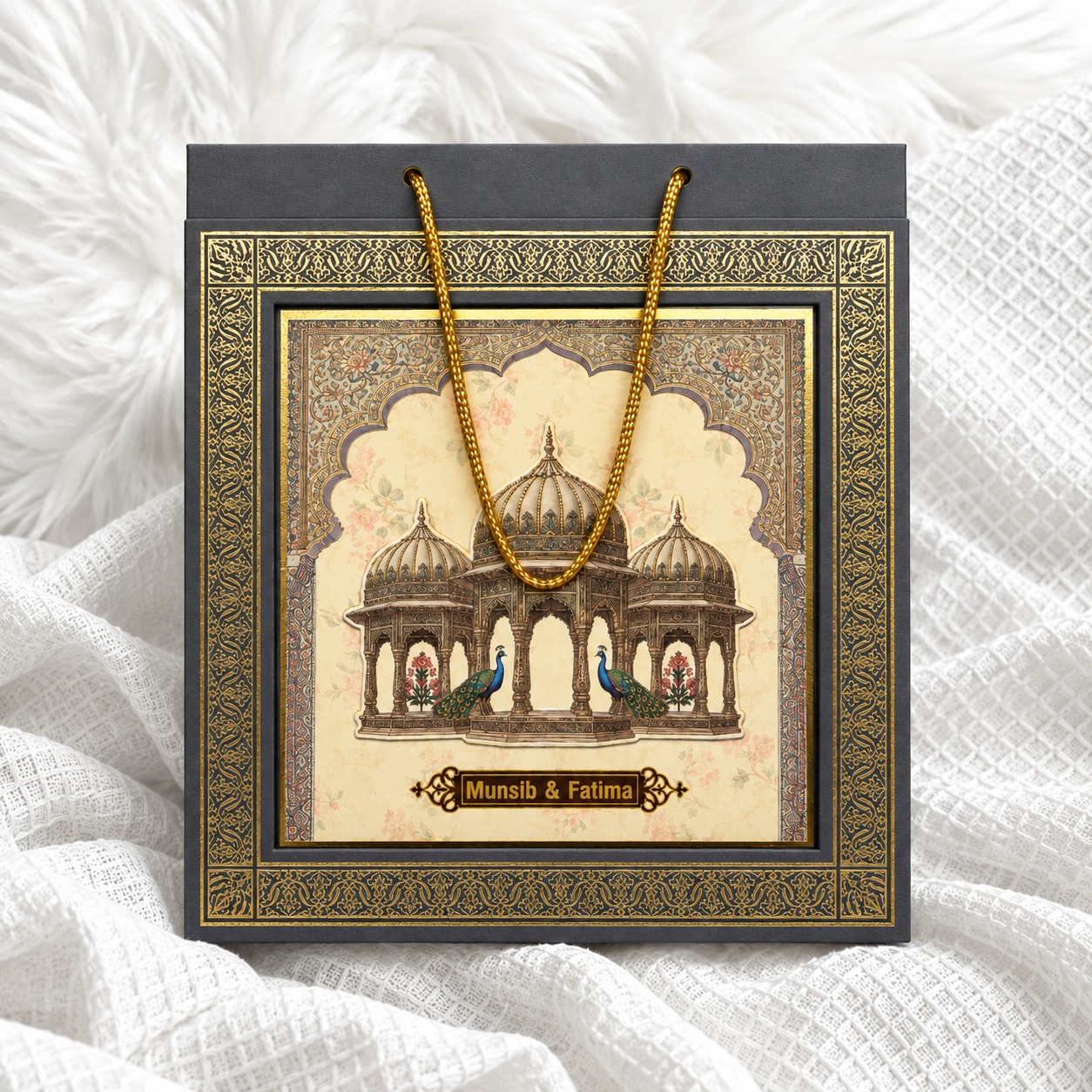 Royal Mughal Style Wedding Invitation – photo 1
